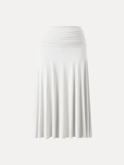 Flowy Side A-line Midi Skirt