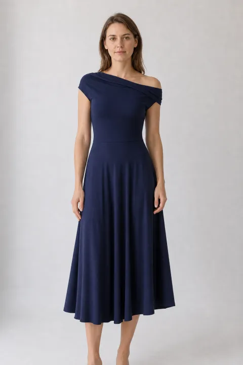 SkinKiss Multi-Wear Midi Bra Dress with Pockets