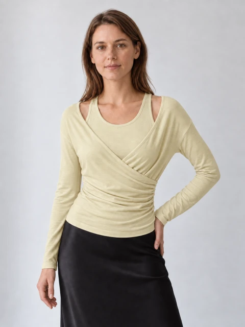 Brami Cami & Ruched Top Set