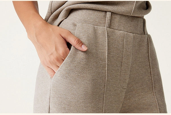 Close-up showing the side pocket and waistband.